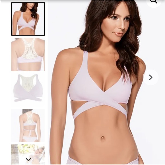 L*Space Crochet Joey Wrap Convertible Bikini Top - Picture 12 of 16